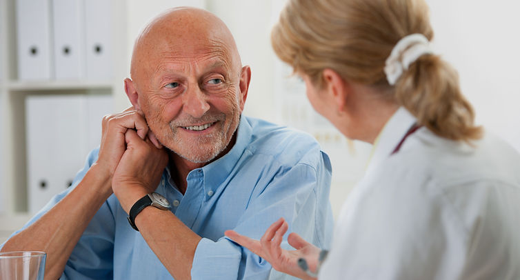 Consultation audioprothésiste et patient
